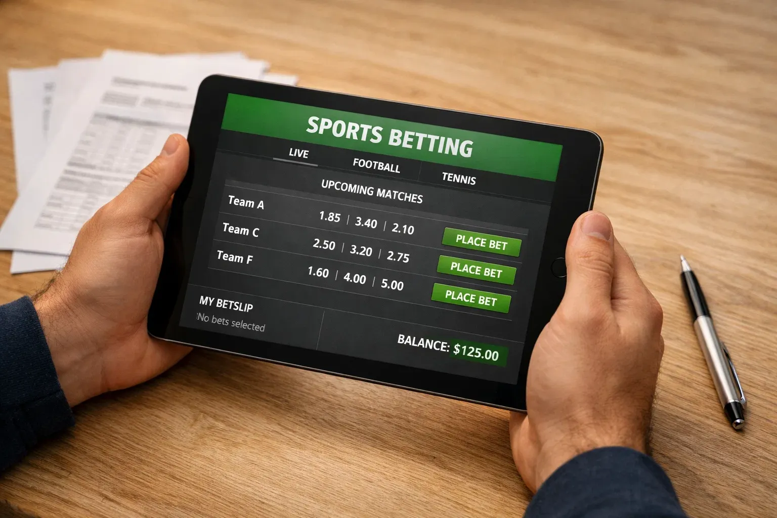 Professionista che analizza dati e grafici di performance